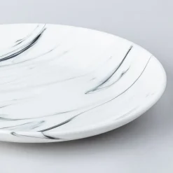 KSP Marble Porcelain Dinner Plate (White/Grey)