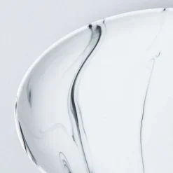 KSP Marble Porcelain Oval Platter (White/Grey)