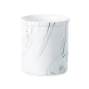 KSP Marble Porcelain Utensil Jar Jumbo (White/Grey) 17 cm dia. x 18 cm