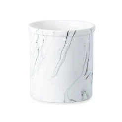 KSP Marble Porcelain Utensil Jar Jumbo (White/Grey) 17 cm dia. x 18 cm