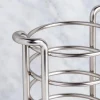 KSP Max Utensil Holder (Matte Nickel) 6.5" dia x 7.5" H