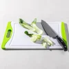 KSP Medium Dice Poly Cutting Board (Green/White)