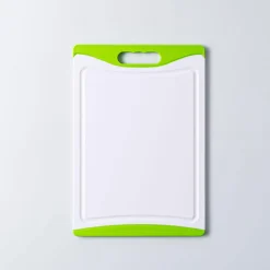 KSP Medium Dice Poly Cutting Board (Green/White)