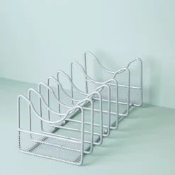 KSP Mesh Pan-Lid Organizer (Silver) 34 x 16.5 x 13 cm