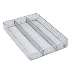 KSP Mesh Utensil Tray (Silver) 40 x 27.5 x 5 cm