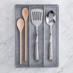 KSP Mesh Utensil Tray (Silver) 40 x 27.5 x 5 cm