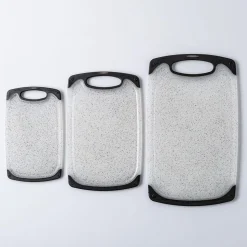 KSP Metro Anti-Skid Granite Poly Cutting Board - Set of 3