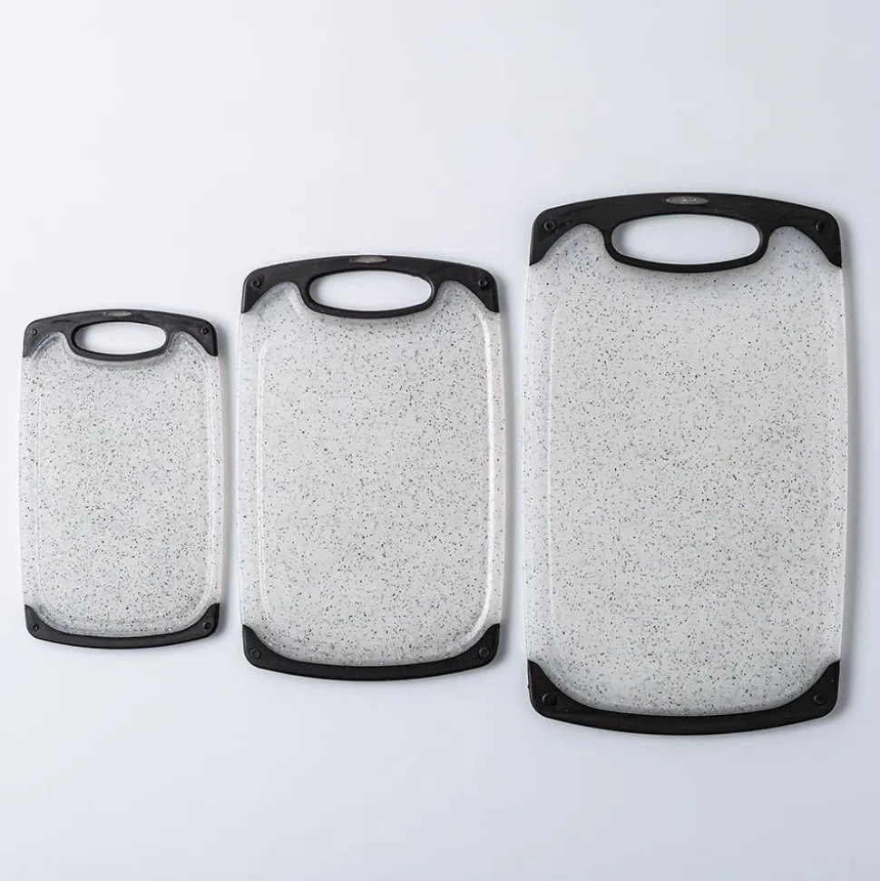 KSP Metro Anti-Skid Granite Poly Cutting Board - Set of 3