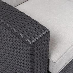 KSP Miami Chair with Cushion (Brown/Grey)