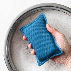 KSP Mighty Sponge Non-Scratch Cleaning Scrubby (Blue)