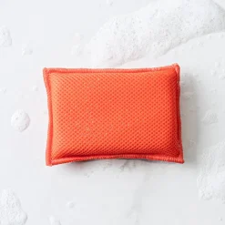 KSP Mighty Sponge Non-Scratch Cleaning Scrubby (Coral)