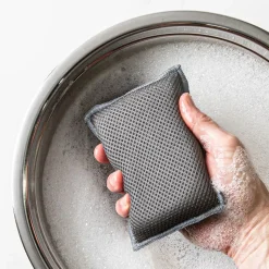 KSP Mighty Sponge Non-Scratch Cleaning Scrubby (Grey)