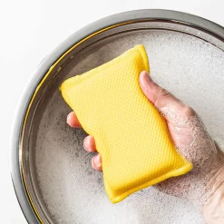 KSP Mighty Sponge Non-Scratch Cleaning Scrubby (Yellow)