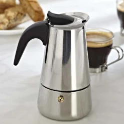 KSP Milan Stovetop Espresso Maker (Stainless Steel)