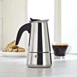 KSP Milan Stovetop Espresso Maker (Stainless Steel)