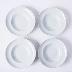 KSP Napoli Porcelain Pasta Bowl - Set of 4 (White)