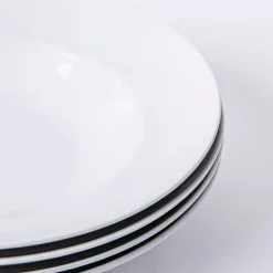 KSP Napoli Porcelain Pasta Bowl - Set of 4 (White)