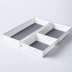 KSP Neat + Tidy Drawer Organizer Bin Wide - Set of 3