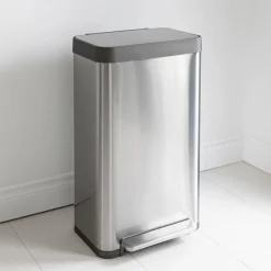KSP Nexus 'Fingerprint-Proof' Soft-Close Garbage Can 70L