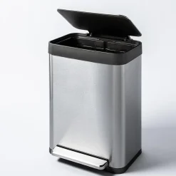 KSP Nexus 'Fingerprint-Proof' Soft-Close Garbage Can 50L
