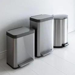 KSP Nexus 'Fingerprint-Proof' Soft-Close Garbage Can 50L