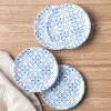 KSP Nibble Melamine Tidbit Plate - Set of 4