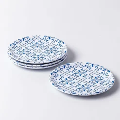 KSP Nibble Melamine Tidbit Plate - Set of 4