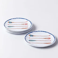 KSP Nibble Melamine Tidbit Plate - Set of 4 4