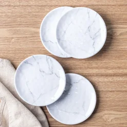 KSP Nibble Melamine Tidbit Plate - Set of 4 3