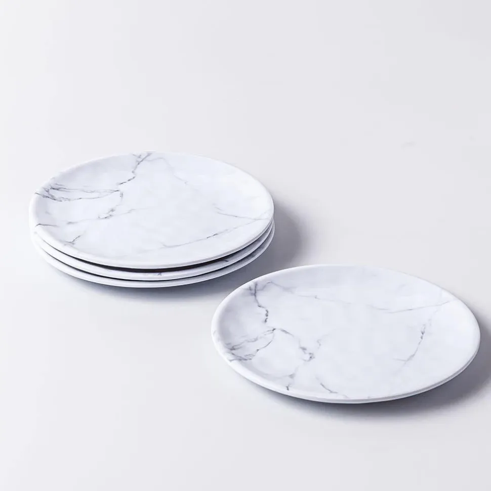KSP Nibble Melamine Tidbit Plate - Set of 4 3