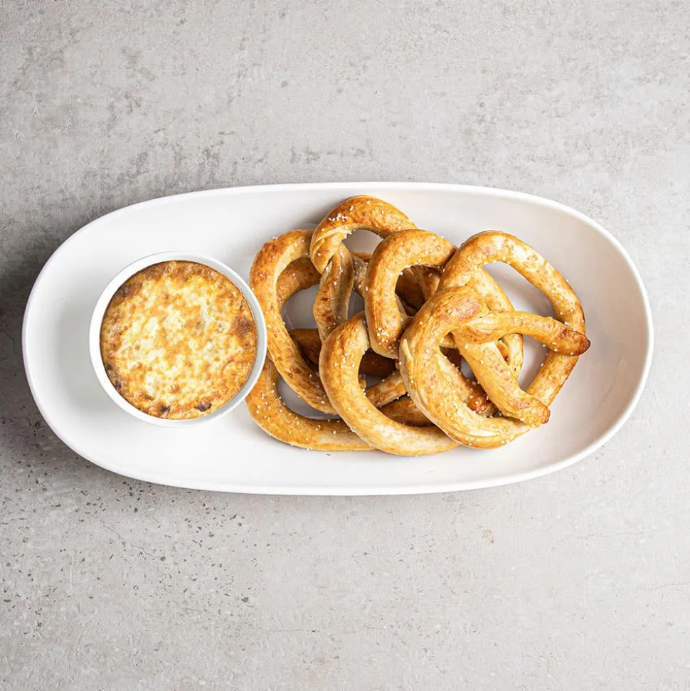 KSP Nuevo Porcelain Oval Chip and Dip - Set of 2