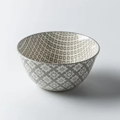 KSP Oishi 'Assorted' Stoneware Bowl - Set of 4 (Grey)