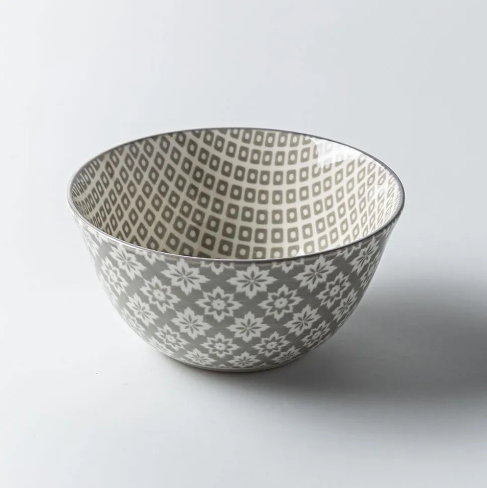 KSP Oishi 'Assorted' Stoneware Bowl - Set of 4 (Grey)
