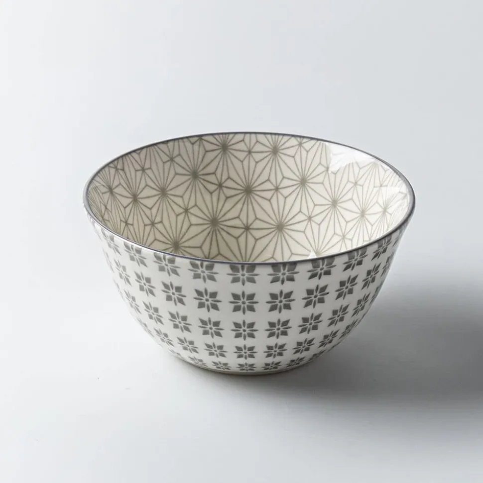 KSP Oishi 'Assorted' Stoneware Bowl - Set of 4 (Grey)