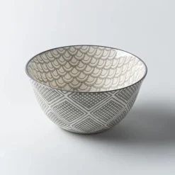 KSP Oishi 'Assorted' Stoneware Bowl - Set of 4 (Grey)