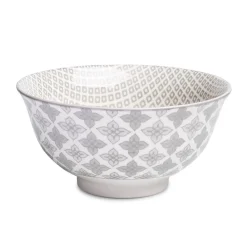 KSP Oishi 'Diamond' Stoneware Bowl - Medium (Grey)