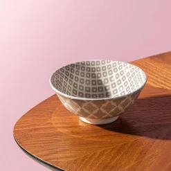 KSP Oishi 'Diamond' Stoneware Dip Bowl (Grey)