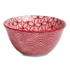 KSP Oishi 'Sakura' Stoneware Bowl - Small (Red)