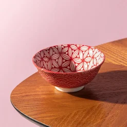 KSP Oishi 'Sakura' Stoneware Dip Bowl (Red)