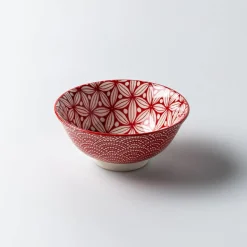 KSP Oishi 'Sakura' Stoneware Dip Bowl (Red)