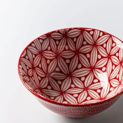 KSP Oishi 'Sakura' Stoneware Dip Bowl (Red)
