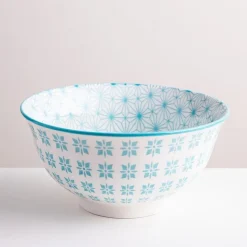KSP Oishi 'Starburst' Stoneware Bowl - Medium (Light Blue)