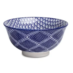 KSP Oishi 'Waves' Stoneware Bowl - Medium (Navy)