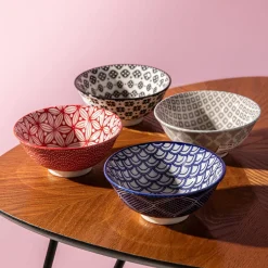 KSP Oishi 'Waves' Stoneware Dip Bowl (Navy)