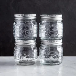 KSP Old Fashion Glass Mason Jar - Set of 4