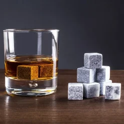 KSP On The Rocks Drink Chilling Stones - Set of 9 (Grey)