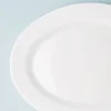 KSP Opal Glass Platter (14" White)