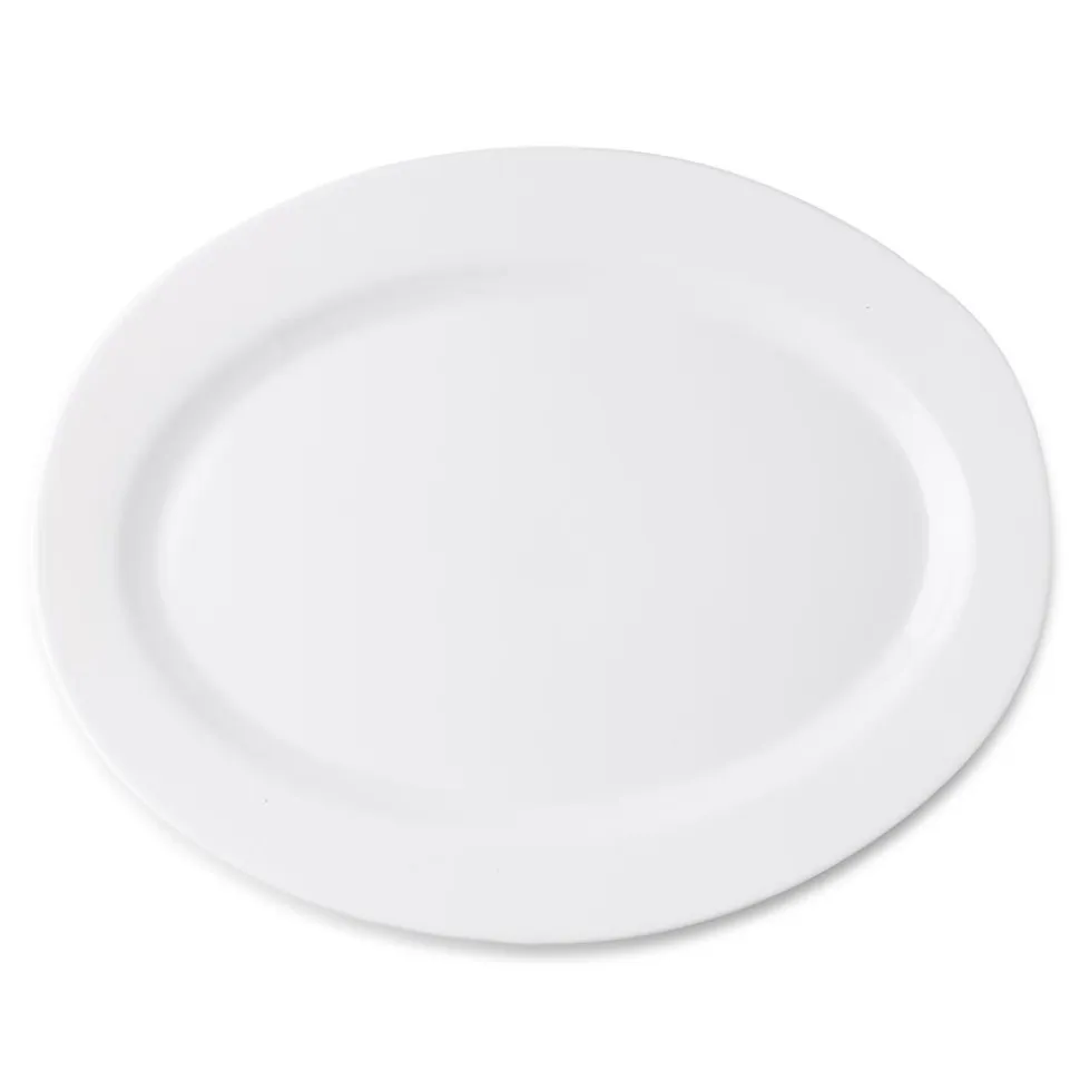 KSP Opal Glass Platter (14" White)