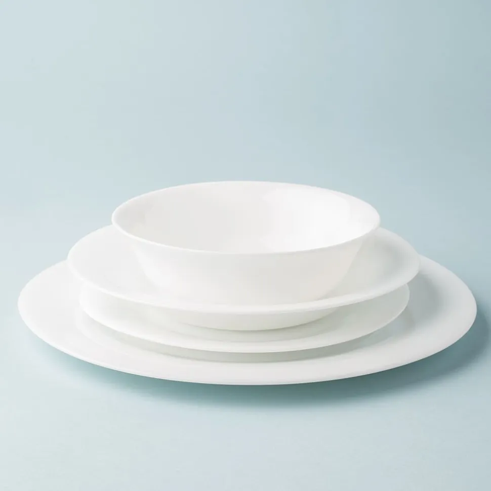 KSP Opal Glass Platter (14" White)