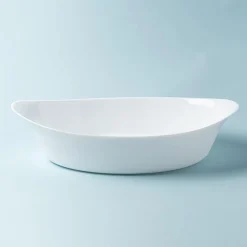 KSP Opal 'Oval' Glass Bakeware Large (White)